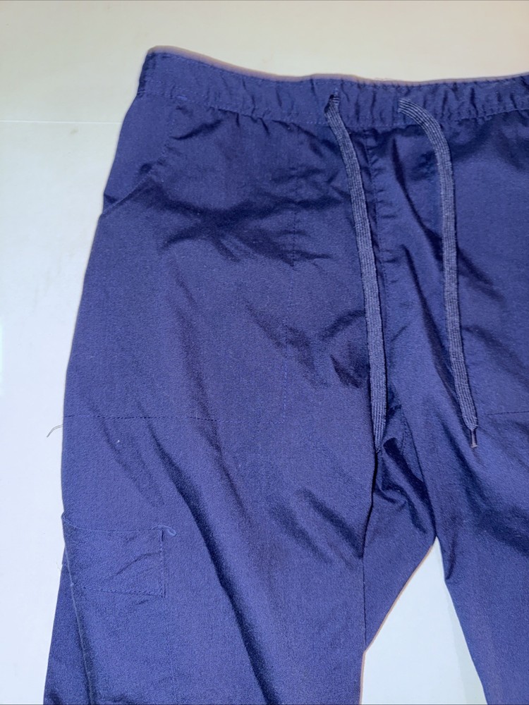 MedGear Scrub Pants Women's Small Blue Elastic Drawstring