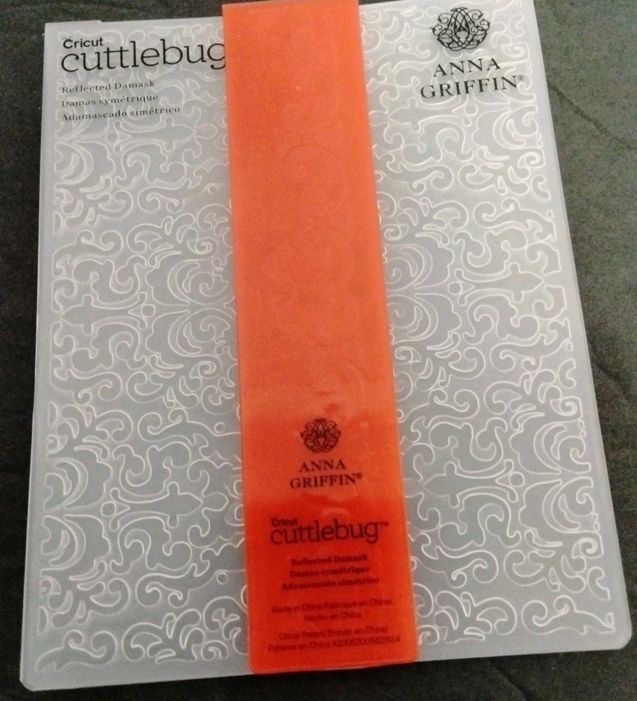 Anna Griffin Cricut Cuttlebug Embossing Folders-4 Blossom Dance Modern Vines....