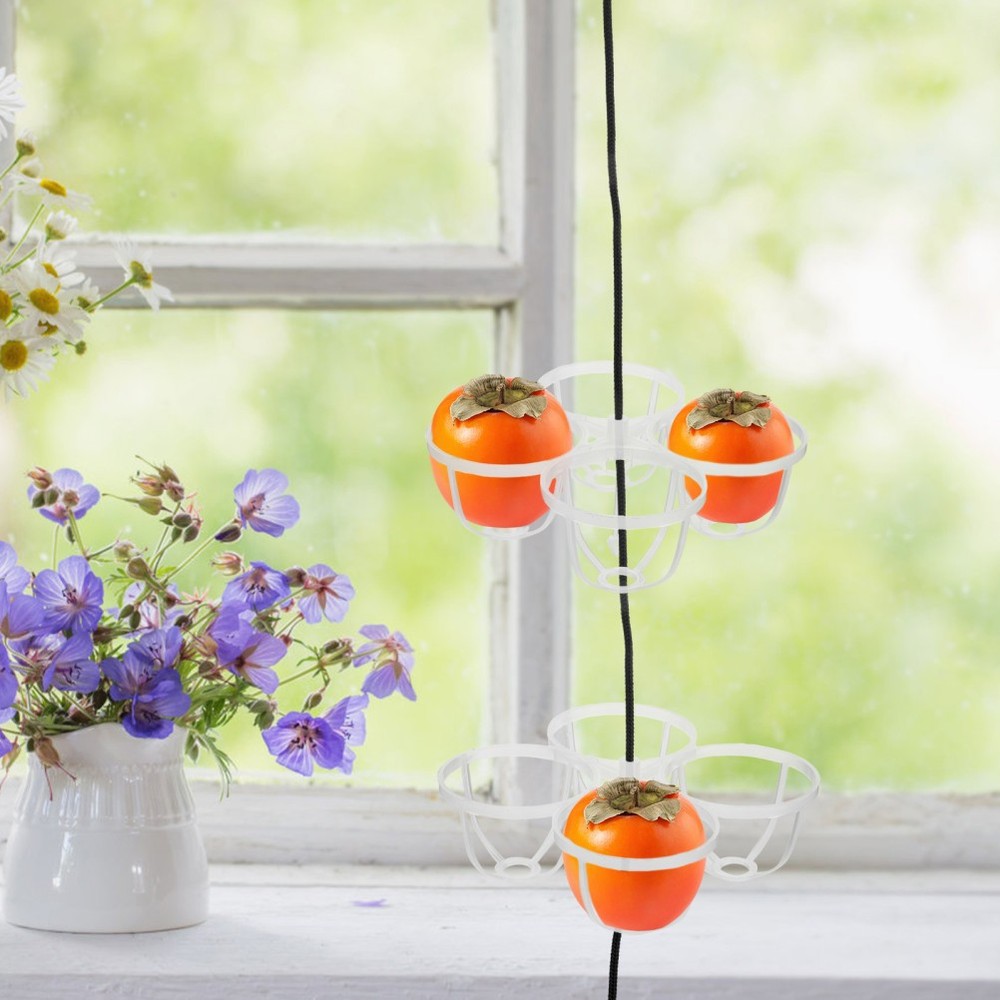 5 Pcs Hanging Food Drying Rack Plastic for Dehydration Mesh Fruit Compact