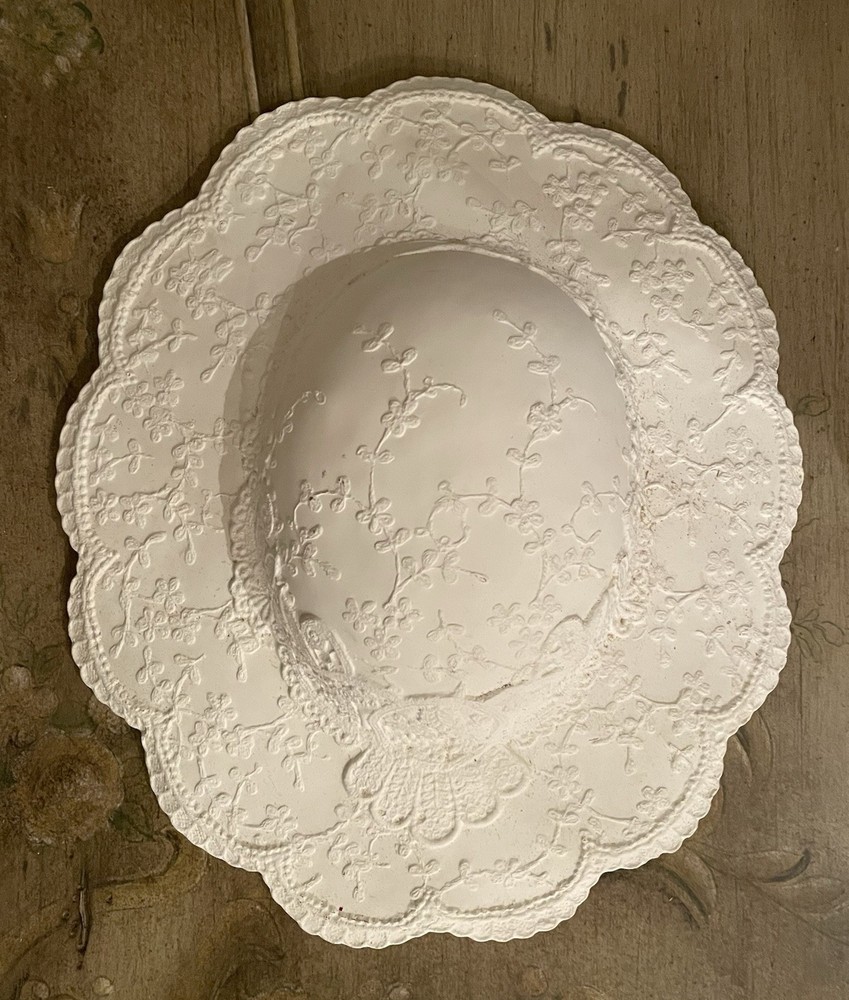 Vintage Plaster Wall Hanging Bonnet Hat – Victorian Style EASTER SPRING