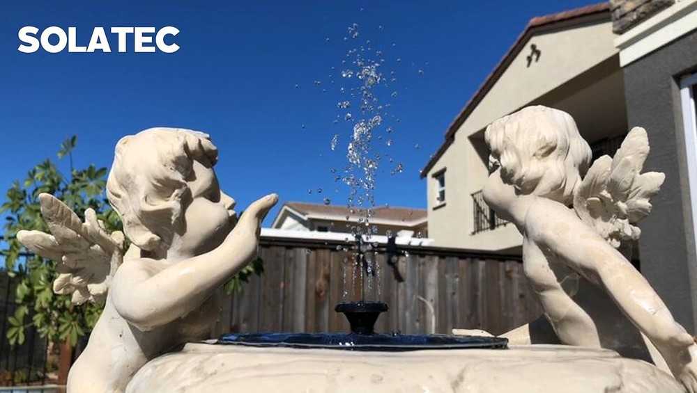 Solar Fountain Water Pump - Automatic Garden Feature for Easy Relaxation