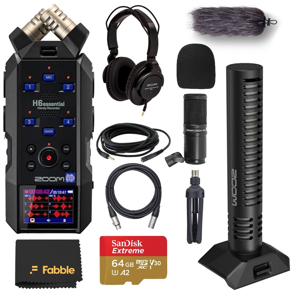 Zoom H6 Essential Handy Recorder Bundle