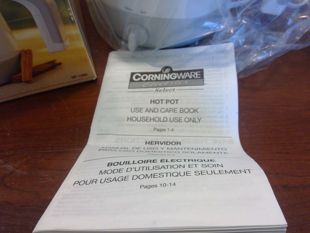 Corningware Electrics Select 32 Ounce Hot Pot - NIP