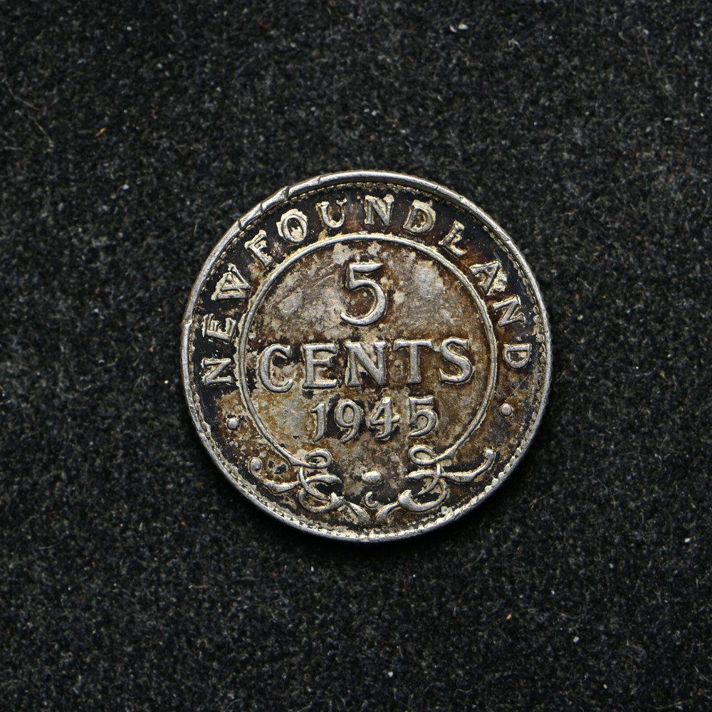 1945 New Foundland 5 Cents (bb17678)