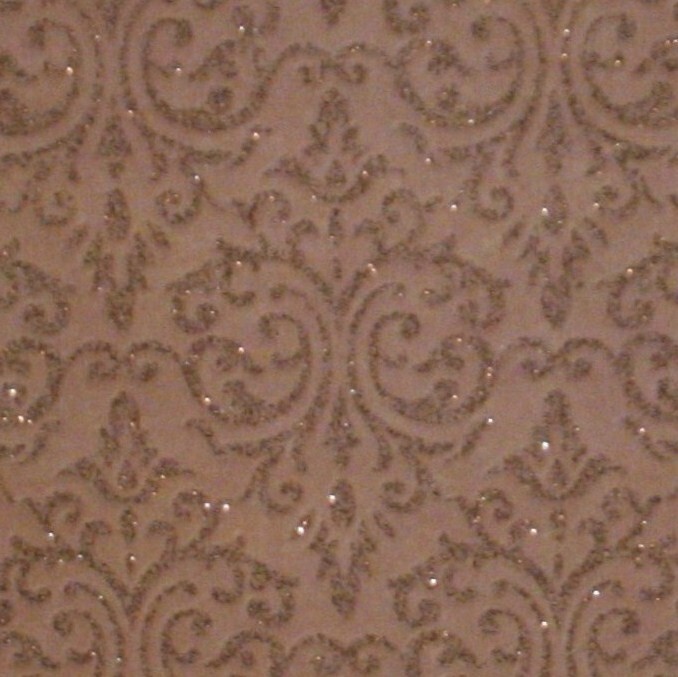 Nostalgia Collection - Damask, Glitter, scrapbook paper - Ruby Rock-It NA20