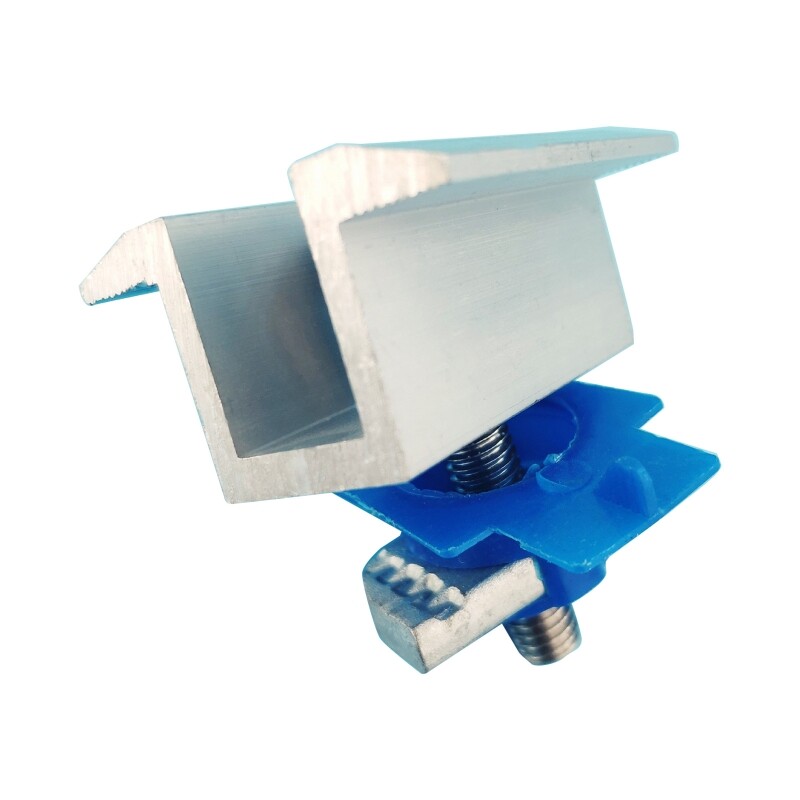 10 Pcs Solar Panel Clamps Solar Panel Mounting Bracket Clamp Easy to Install