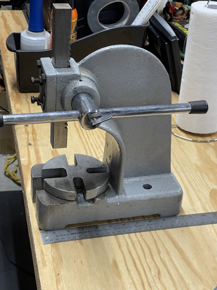 1/2 Ton Arbor Press w/ Table - Hardly Used