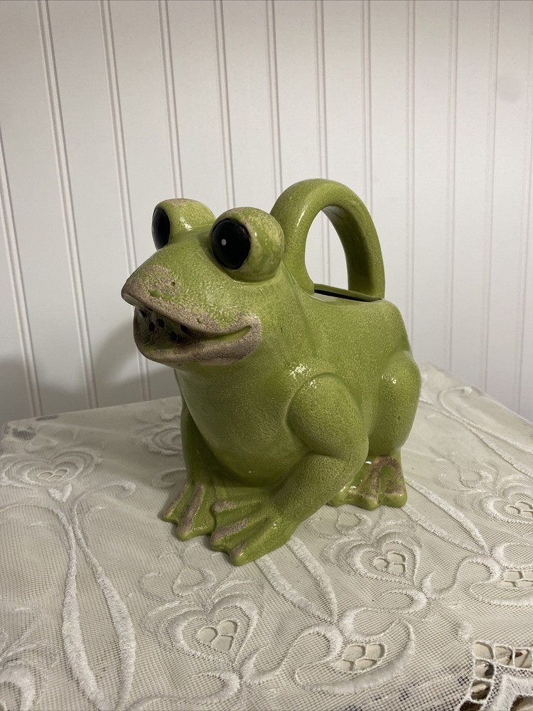Frog Pitcher Made In Pottery