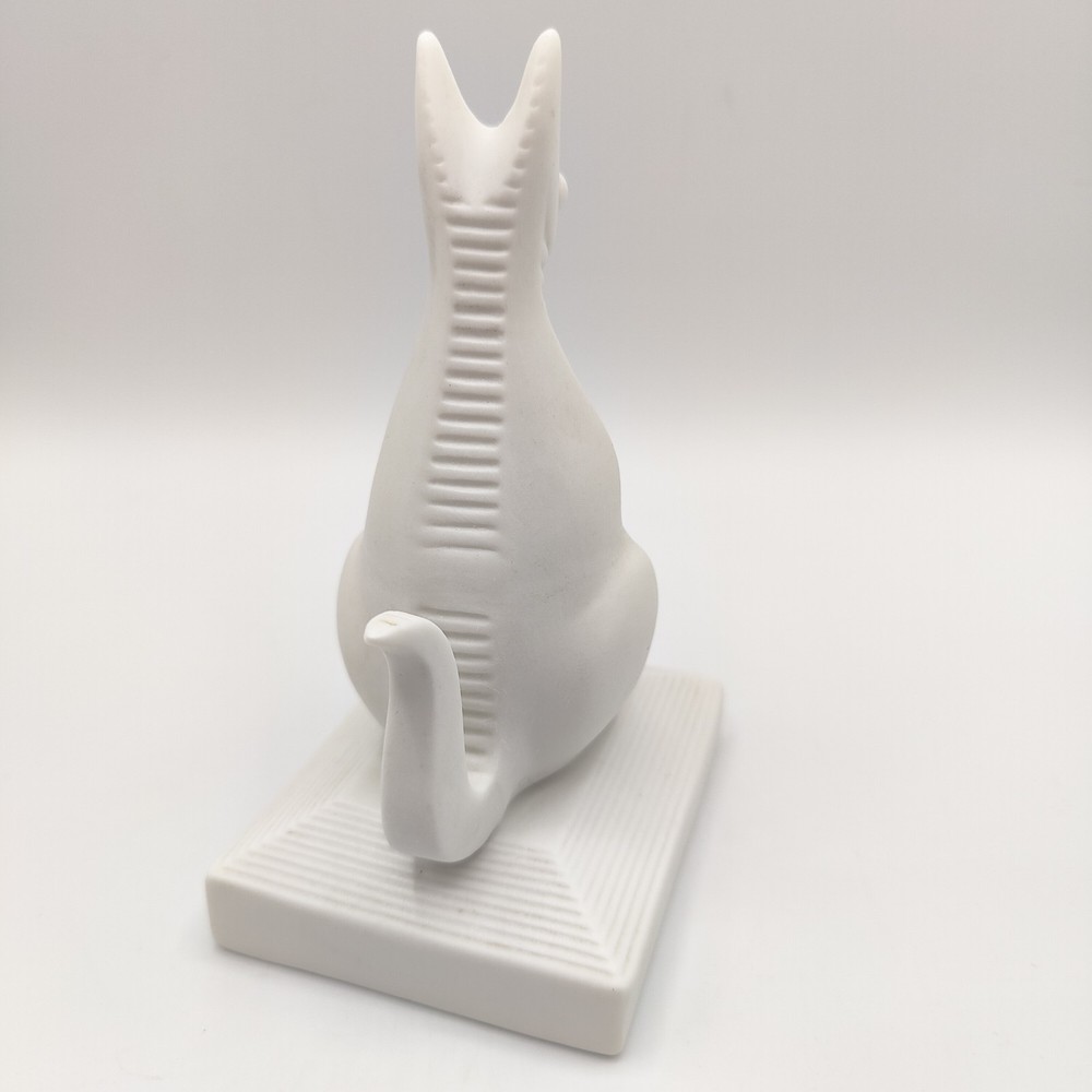 Jonathan Adler Kangaroo Match Striker Holder - White Ceramic 5.5" tall