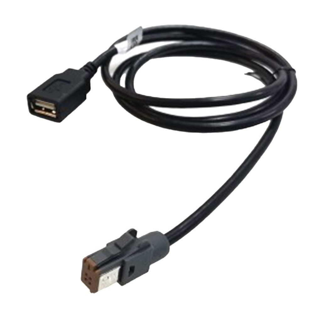 Conector Wire USB Adapter Cable Black Media Data Parts Replacement Vehicle