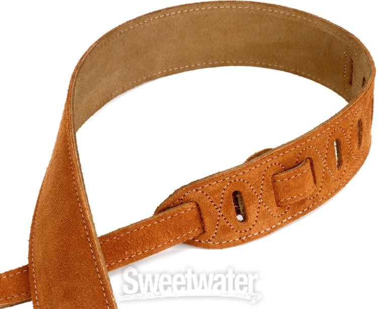 Levy's MS12 Suede Guitar Strap - Honey