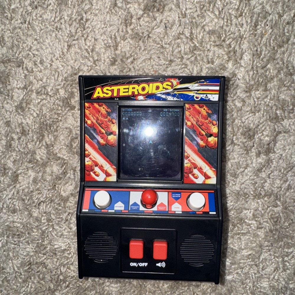 Atari Interactive Asteroids 1979 Mini Arcade Electronic Handheld Game Works