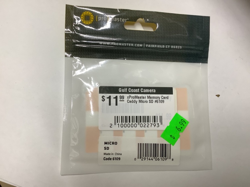 ProMaster Memory Card Caddy for Micro SD Cards (#6109)