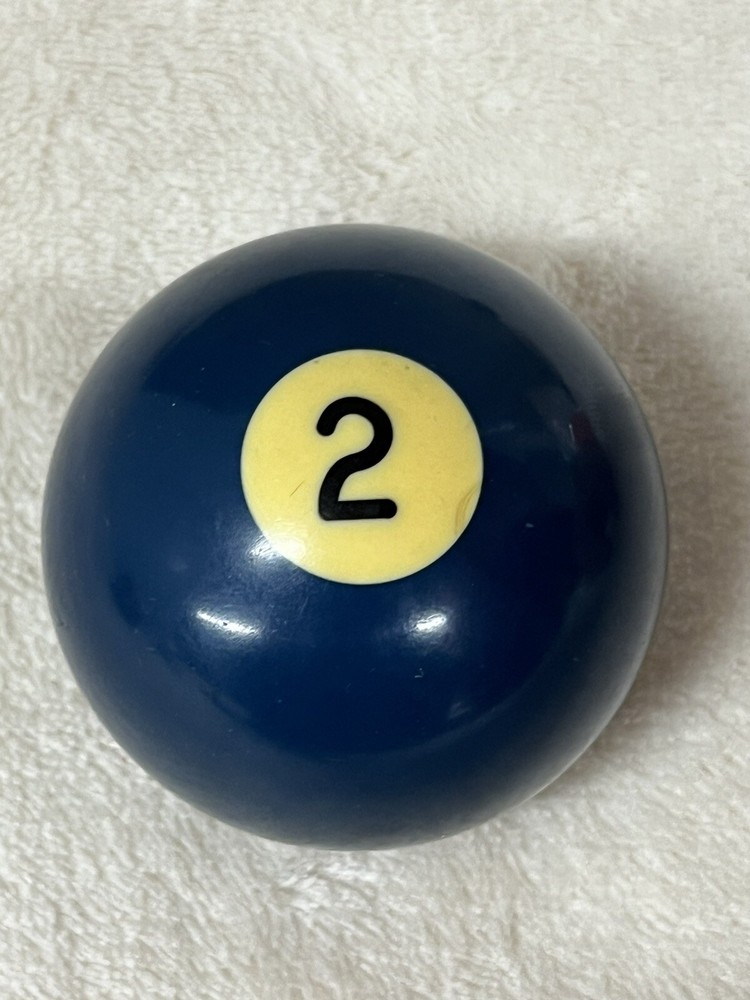 Vintage Number 2 Replacement Billiard Ball