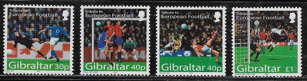 Gibraltar Scott #'s 971 - 974 MNH