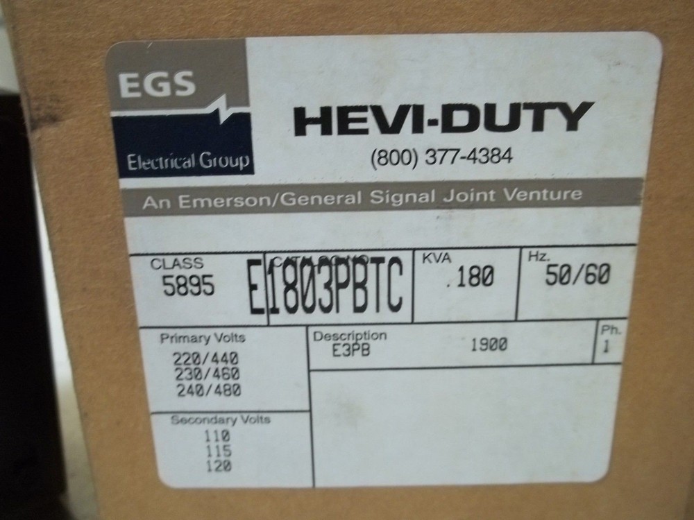 EGS E1803PBTC TRANSFORMER NSMP