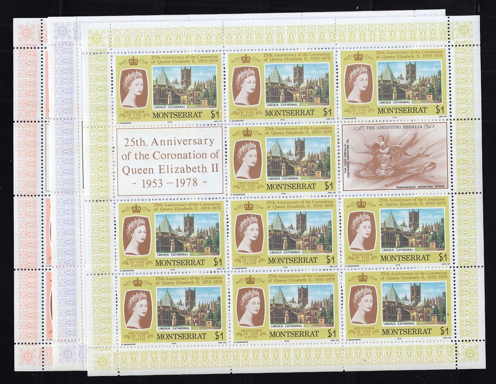 Montserrat Scott 385-388 Mint never hinged.