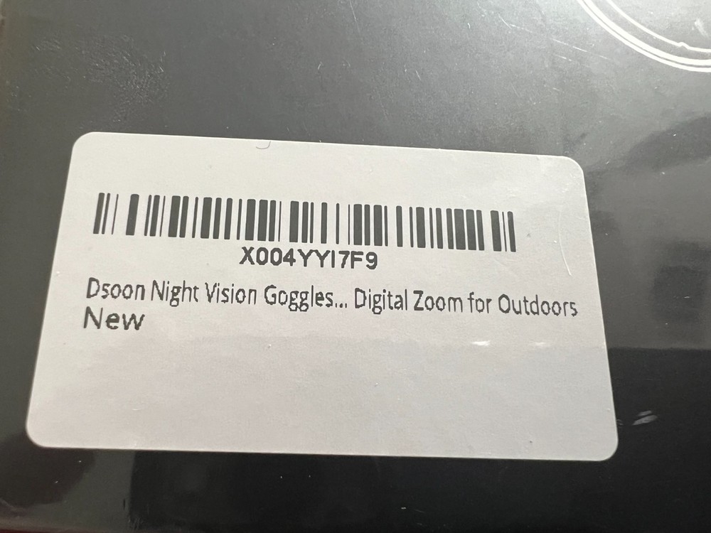 DSOON Hands-Free 4K Night Viewing Binoculars - Sealed, Unopened
