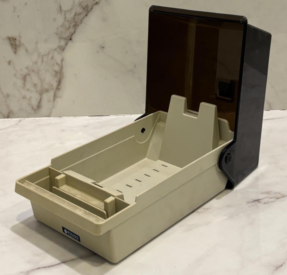 MICRO COMPUTER ACCESSOIRES INC VTG FILE HOLDER/STORAGE COMPARTMENT 11”x5.5”