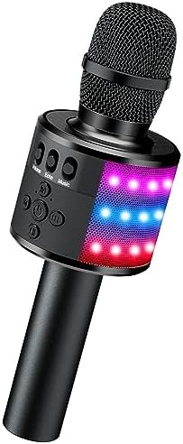 Karaoke Microphone for Kids & Adults - Bluetooth