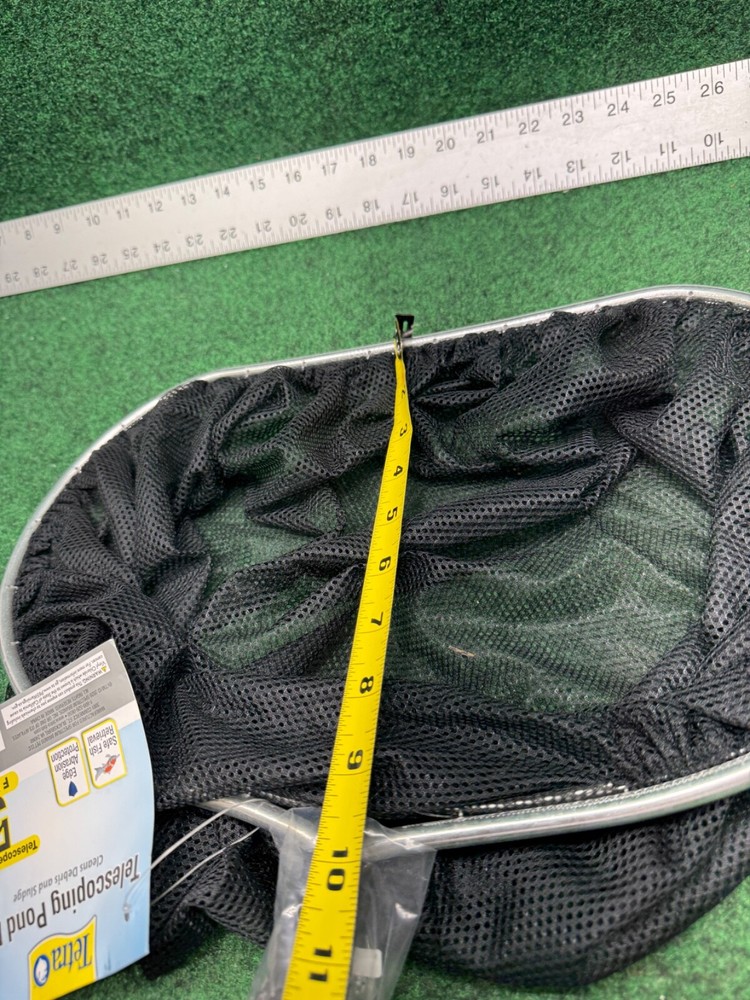 Tetra Telescoping Pond Net Silver Black