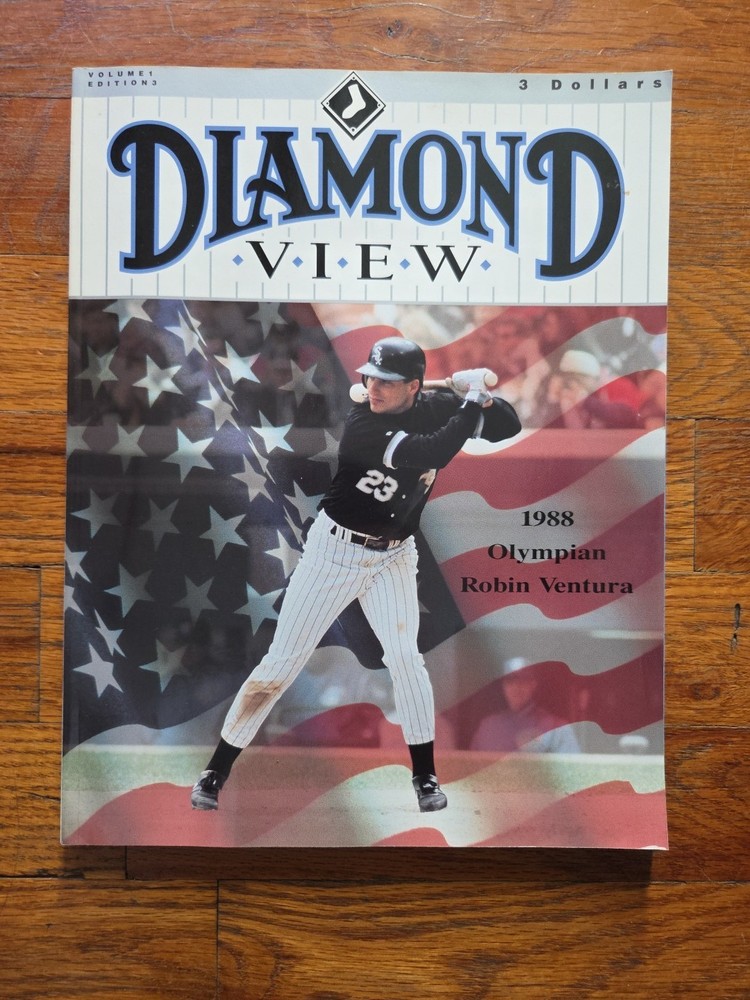 1992 Chicago White Sox Diamond View Baseball Program Robin Ventura