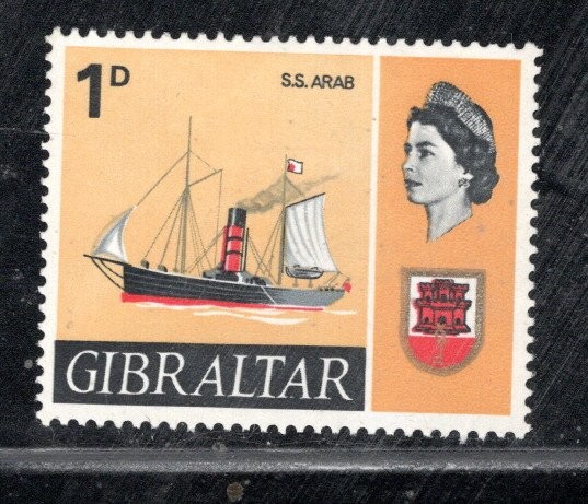 BRITISH GIBRALTAR STAMPS MINT HINGED LOT 68387