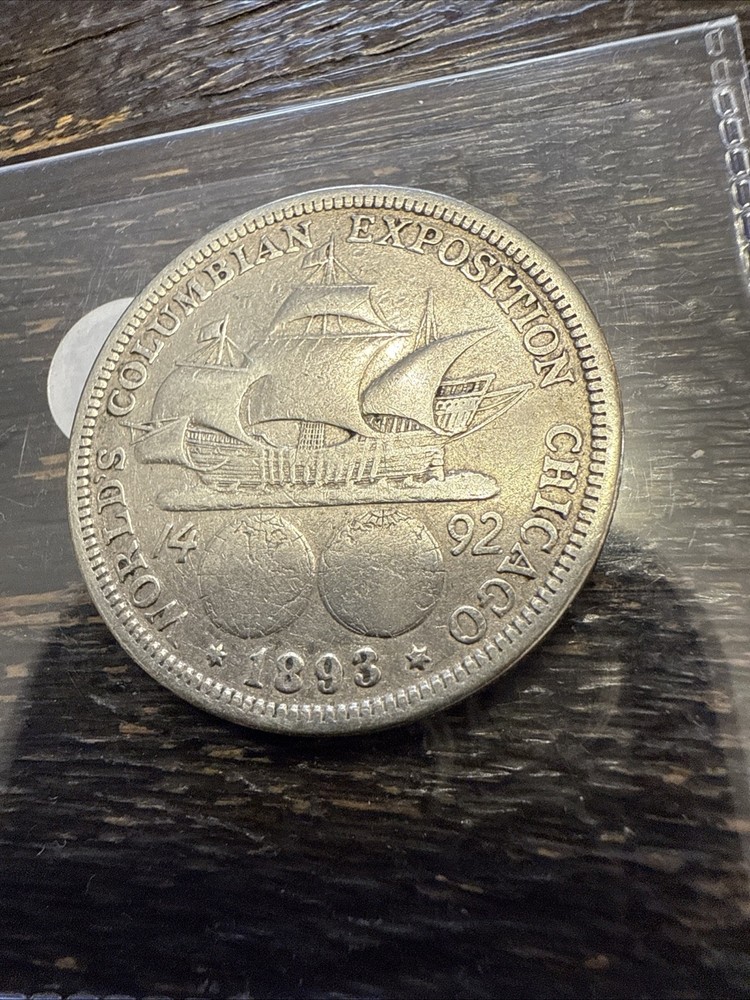 1893 Colombian Exposition Silver Commemorative Half Dollar 90% Silver