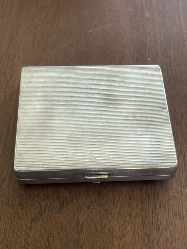 Vintage Tiffany Silver, Gold And Ruby Cigarette Case