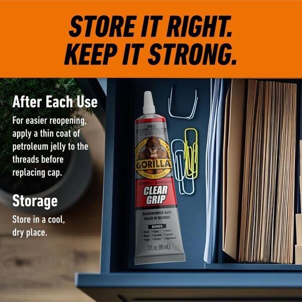Gorilla 3 oz. Clear Grip Tube