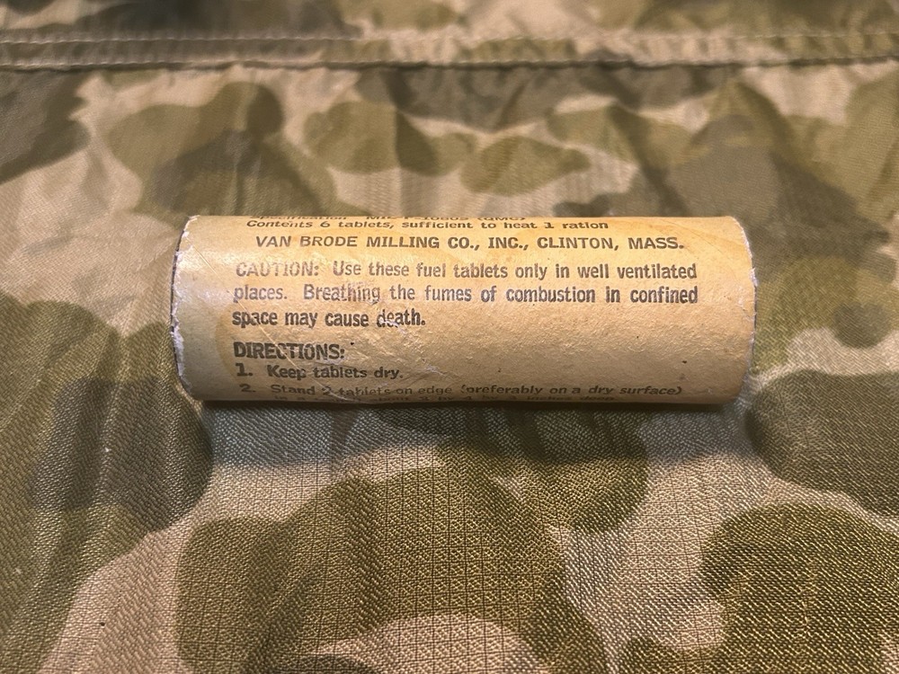 Vietnam Era Ration Heater Tubes with Caps