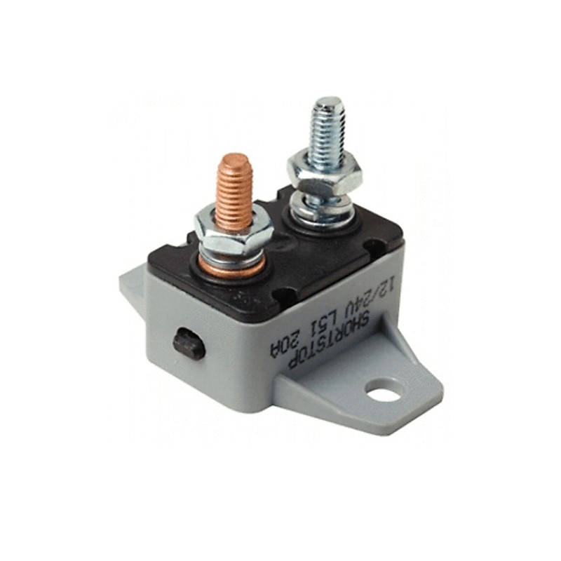 50 AMP Manual Reset Inline Circuit Breaker 12 Volt Boat Accessory Trolling Motor
