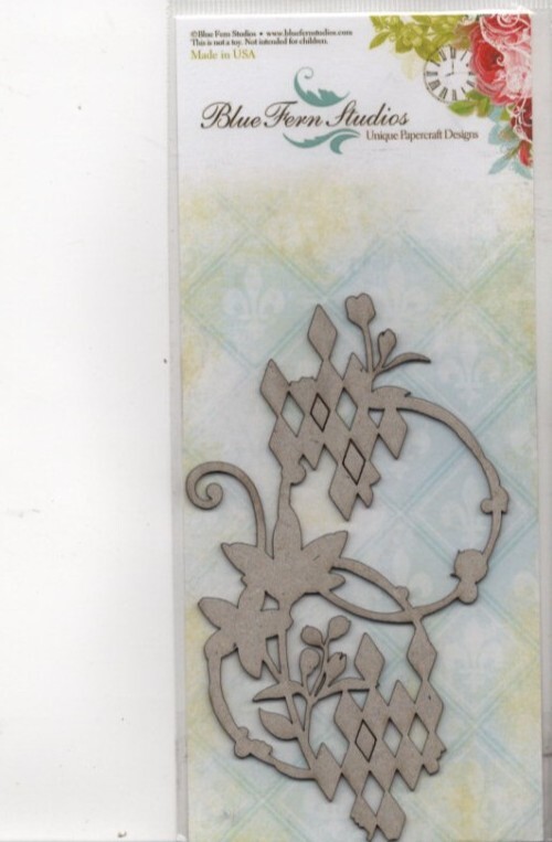 Blue Fern Studios, Chipboard, Jasmine Collage, 5.25x3
