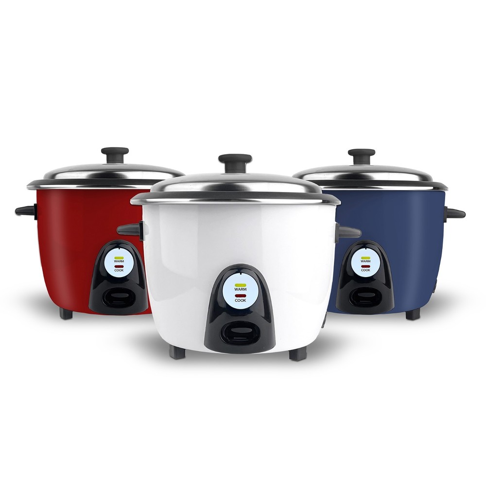 Zummy 7 Cup Rice Cooker with Measuring Cup & Serving Spoon