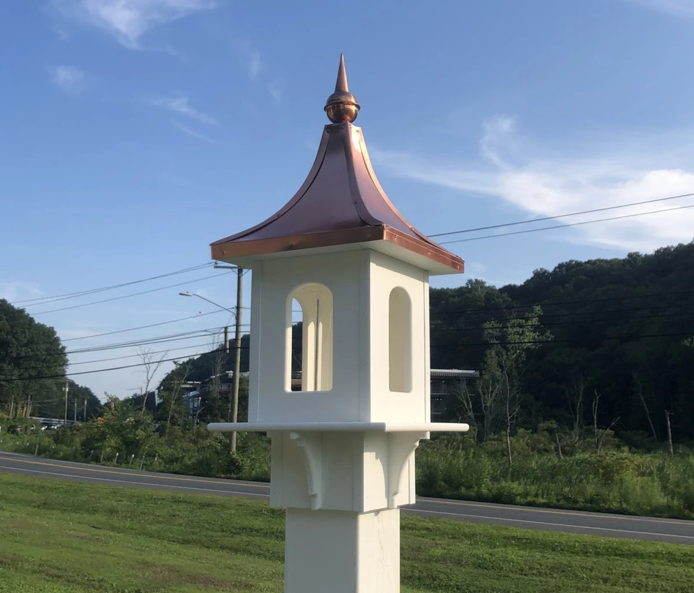 Copper Cape Top Birdfeeder- Large Size