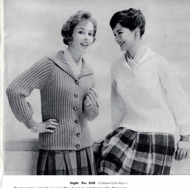 Knitting Pattern Fleisher Sweater Book Cardigans Pullovers Jackets 1961 Vintage