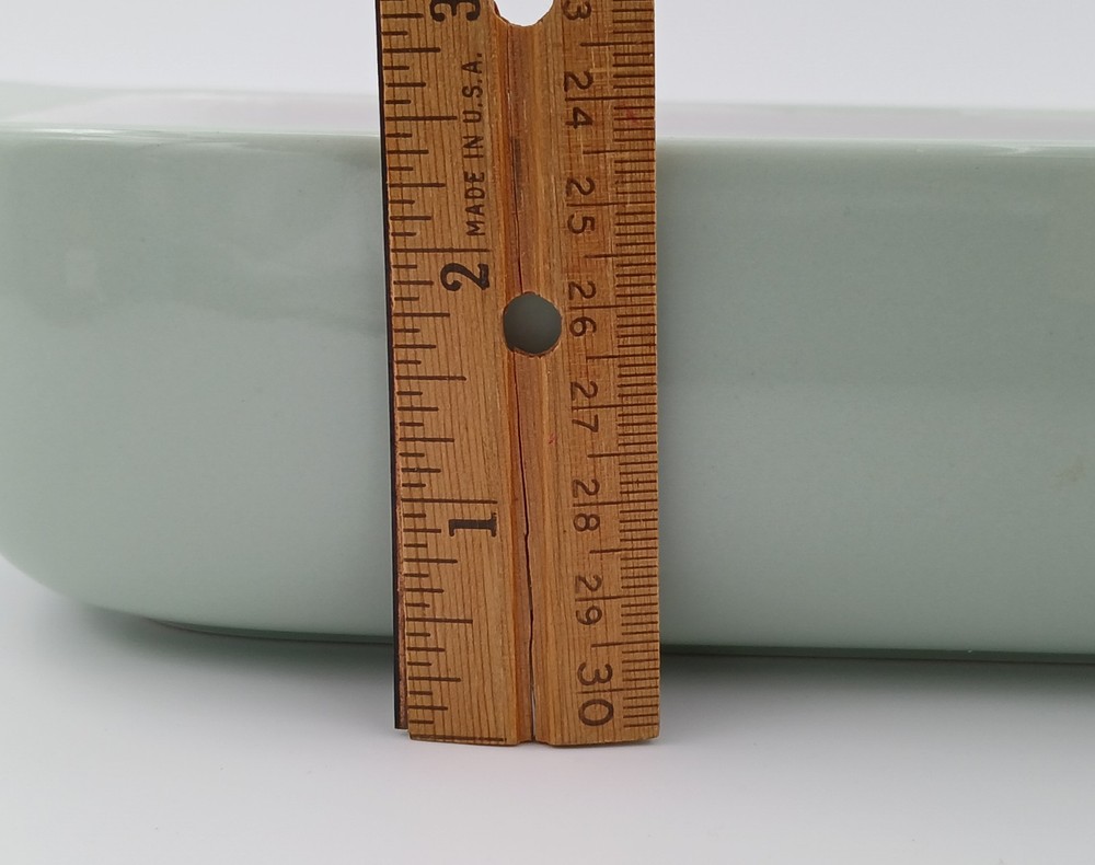 KitchenAid Pistachio Green Stoneware 1.5 Quart Loaf Pan Rectangular Baking Dish