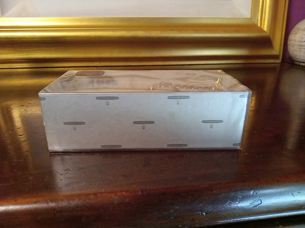 Vintage DAVID ANDERSEN 830 Silver Norwegian Twisted Spoon With Original Box