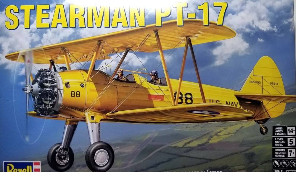 Sterling PT-17 PLAN & PATTERNS + DECALS to Build a 32" UC Scale Model Airplane