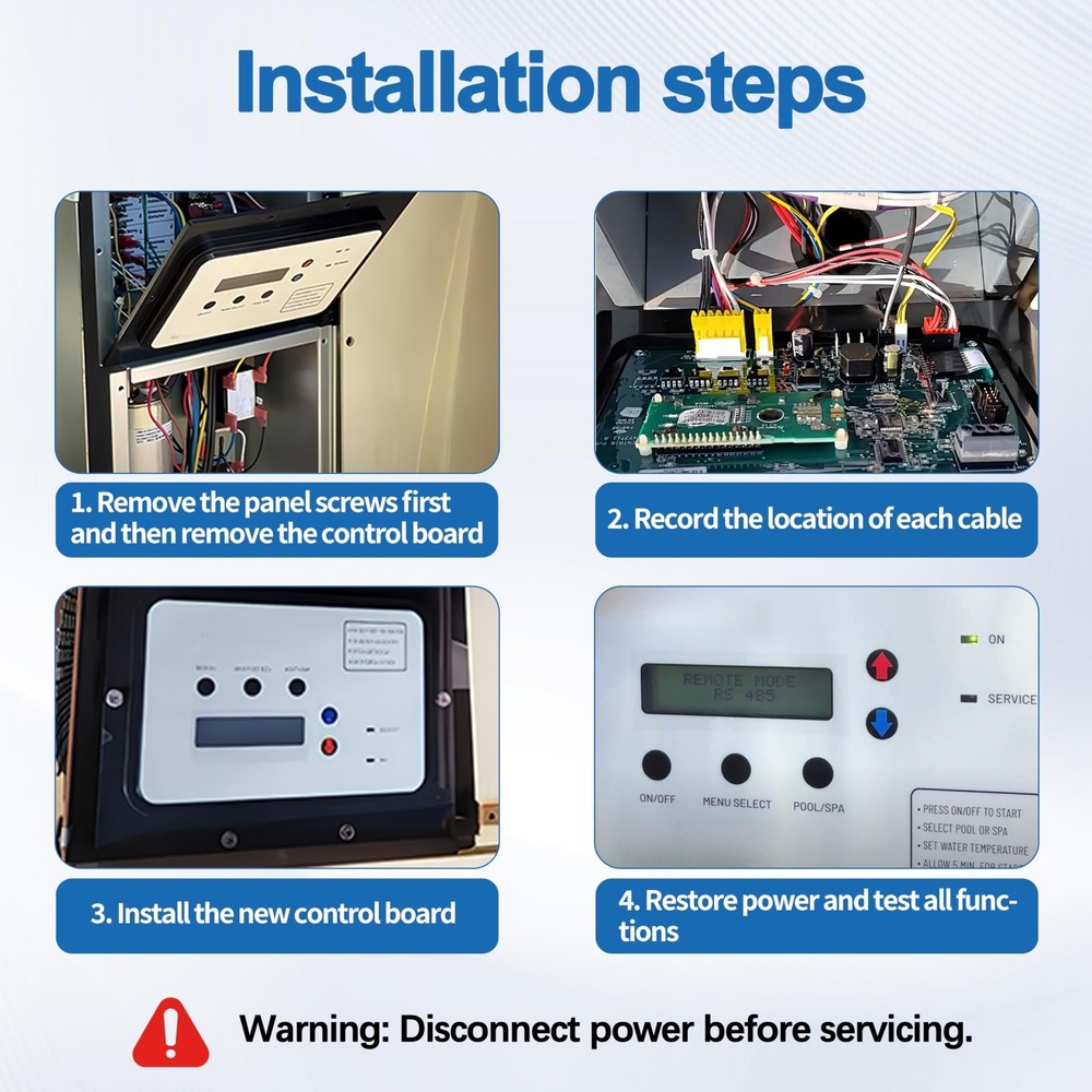 473711.A 472734 Auto Heat Control Board Assembly Compatible with Pentair Pool Sp