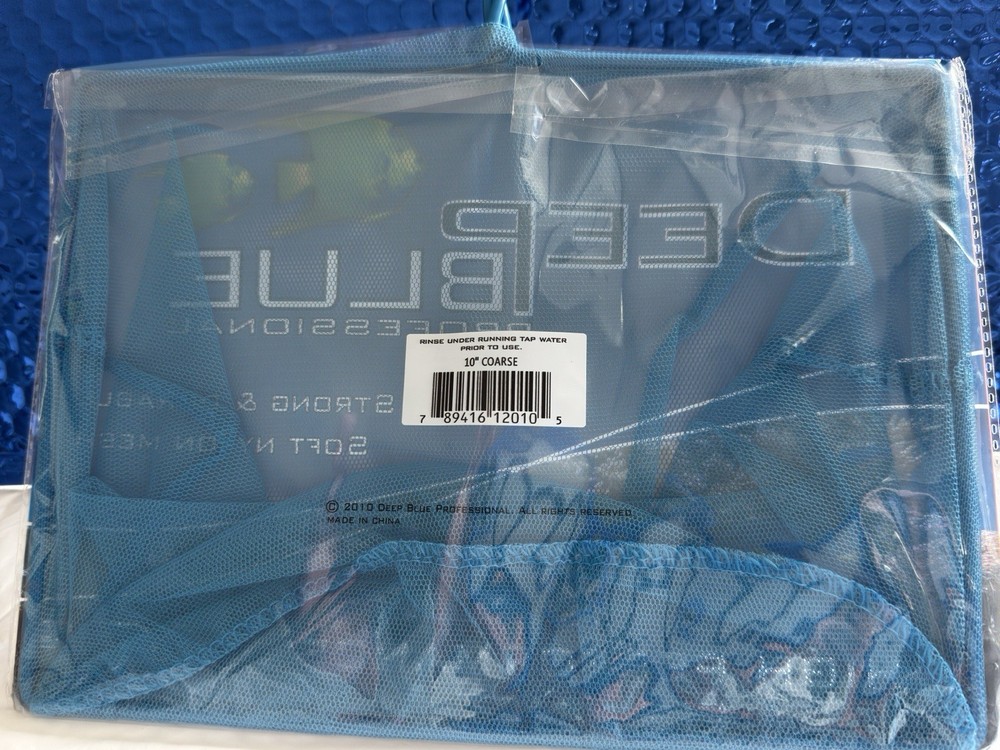 Deep Blue Professional Fish Net 10”x7”, Coarse