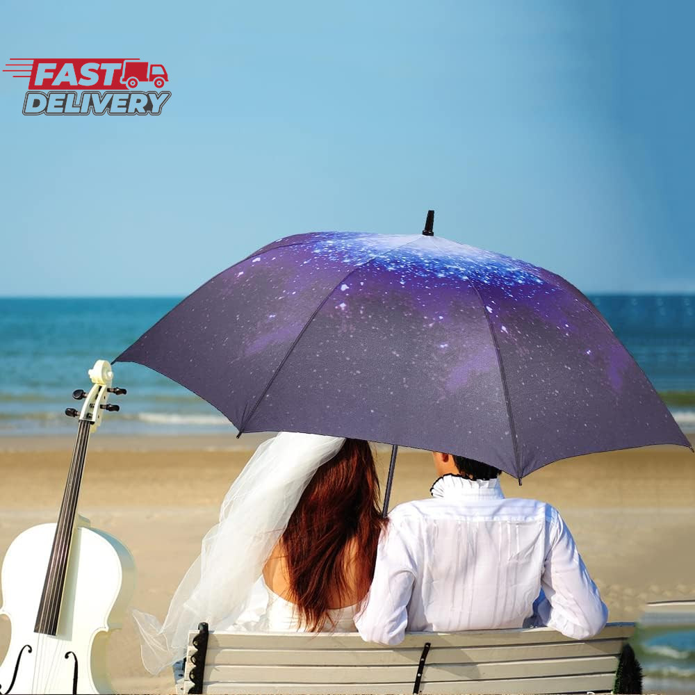 Goothdurs 62/68 Inches Golf Umbrella Automatic Open Windproof Waterproof Large D
