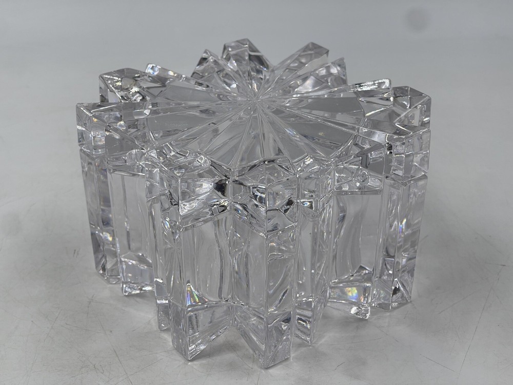 Crystal Snowflake Trinket Or Candy Box