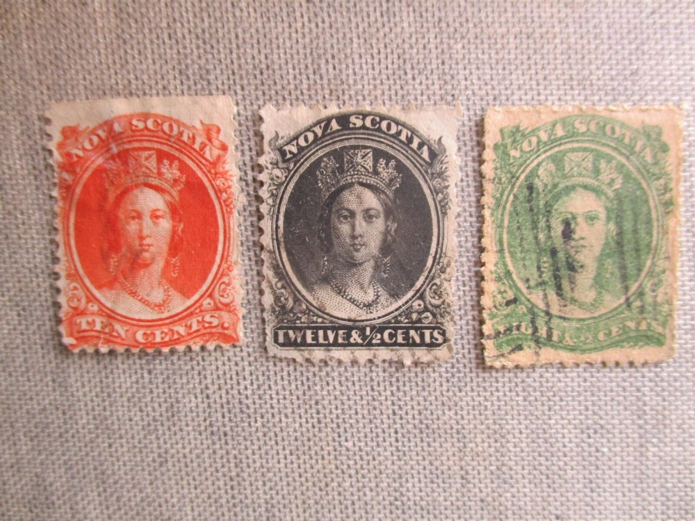 Nova Scotia,Scott# 11-13,used