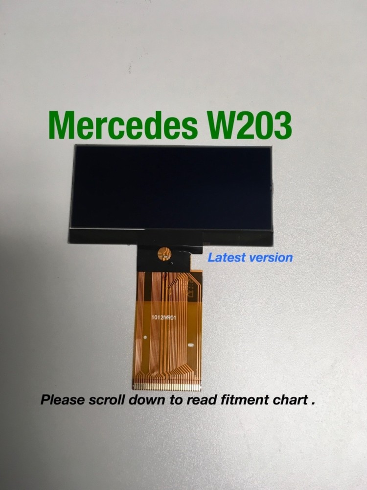 01-04 Mercedes C class,W203 speedometer cluster LCD display screen C320 ETC & G