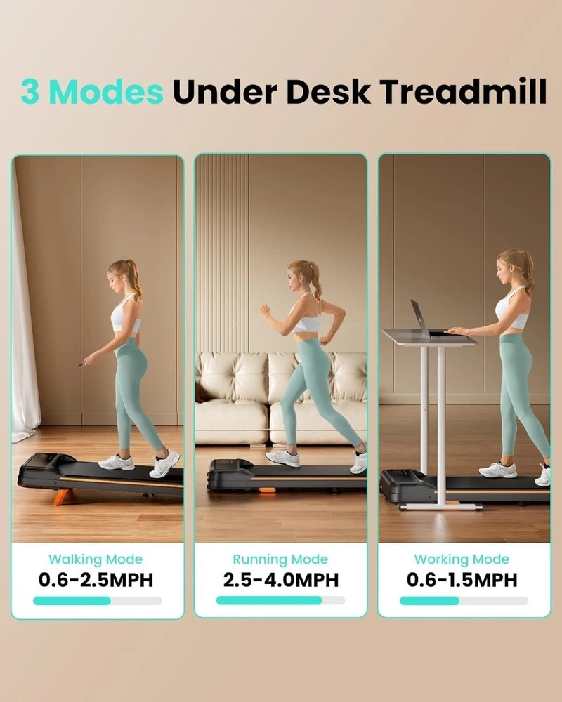Elevate Your Workout: Portable Under Desk Treadmill with Incline & LED Display