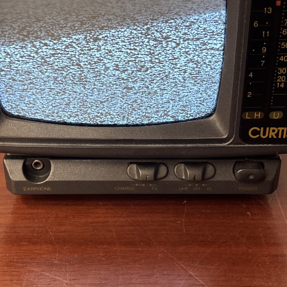 Curtis 5” Black & White TV RT055 ***Working