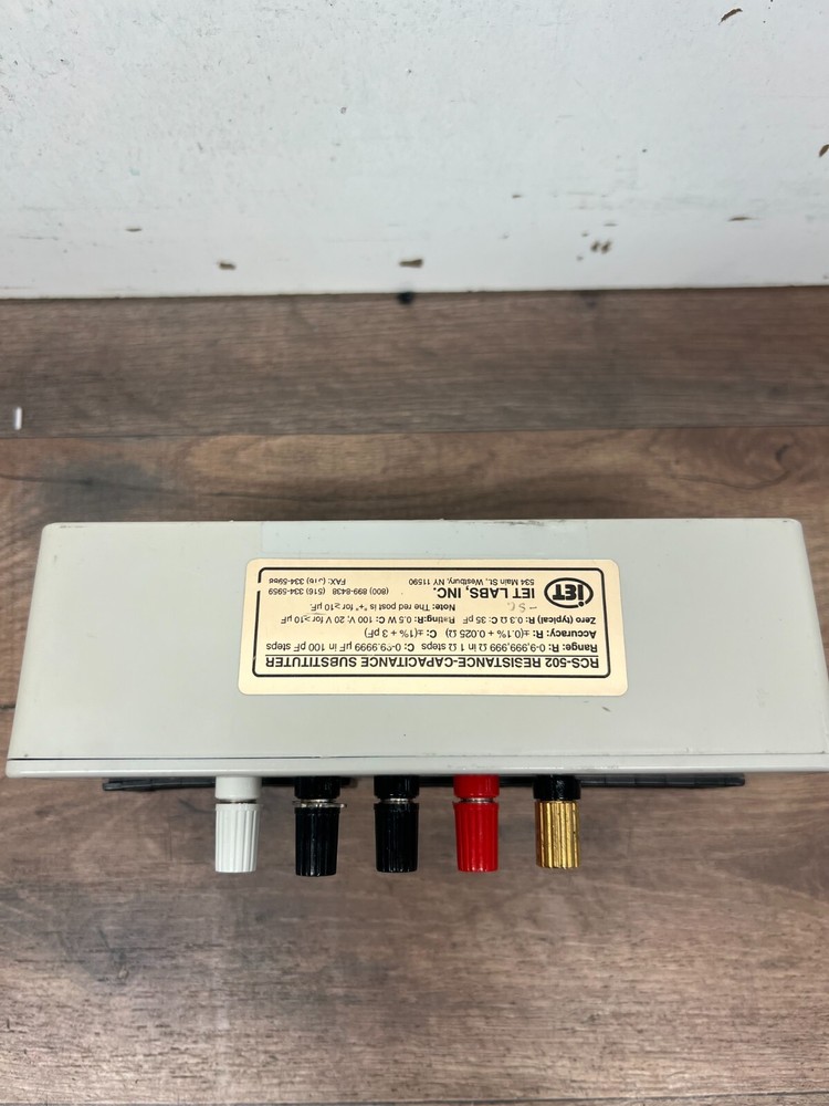 IET Labs RCS-502 Precision Resistance/Capacitance Substitution Box