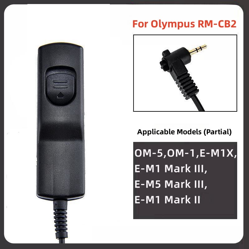 RM-CB2 Remote Switch Shutter Release Cable For Olympus E-M5 Mark III