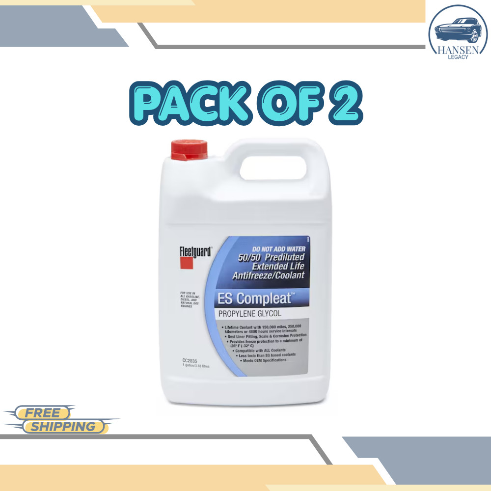 Fleetguard Coolant Premix - Pack of 2